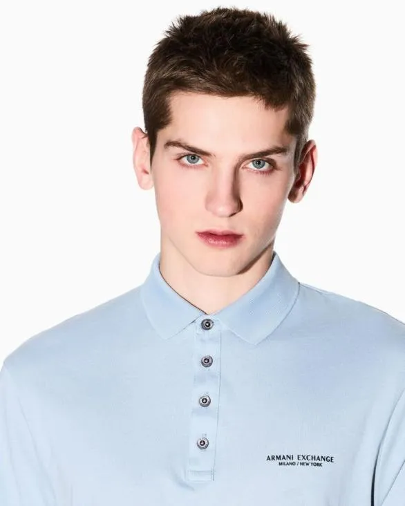 Polo Shirt In Milanx2FNew York Jersey Lightblue Men Armani Polo Shirts Polo Shirt In Milanx2FNew York Jersey Lightblue Men Armani Polo Shirts