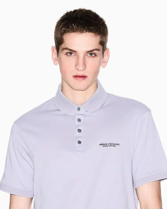 Polo Shirt In Milanx2FNew York Jersey Purple Men Armani Polo Shirts Polo Shirt In Milanx2FNew York Jersey Purple Men Armani Polo Shirts