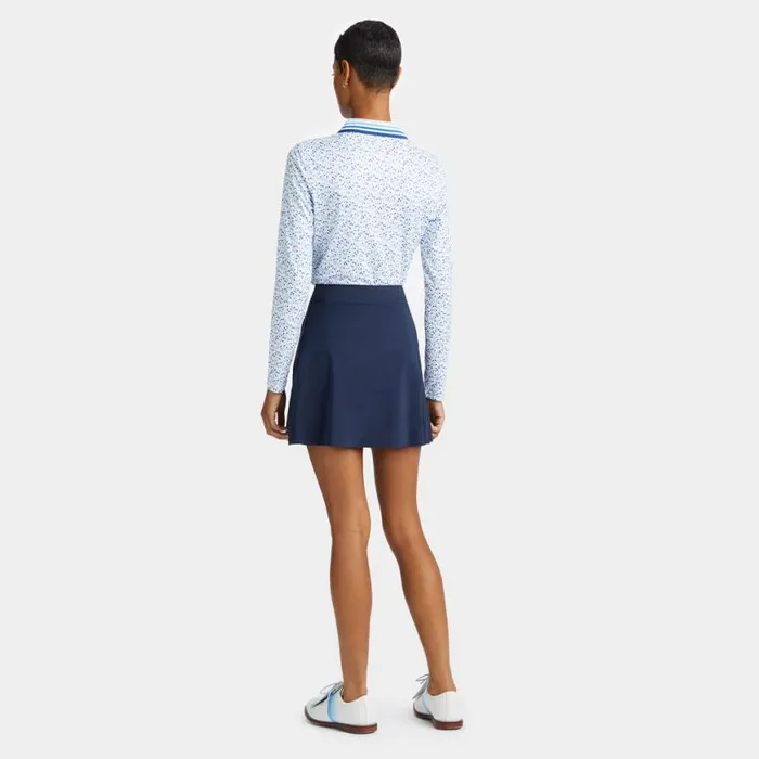 Polos and Shirts Women GFORE AYE POPPY TECH JERSEY LONG SLEEVE POLO Snow Polos and Shirts Women GFORE AYE POPPY TECH JERSEY LONG SLEEVE POLO Snow