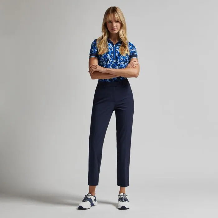 Polos and Shirts Women GFORE CAMO FLORAL TECH PIQU QUARTER ZIP POLO Twilight Polos and Shirts Women GFORE CAMO FLORAL TECH PIQU QUARTER ZIP POLO Twilight