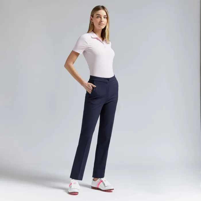 Polos and Shirts Women GFORE CONTRAST COLLAR RIBBED TECH NYLON POLO Blush Polos and Shirts Women GFORE CONTRAST COLLAR RIBBED TECH NYLON POLO Blush