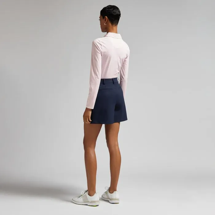 Polos and Shirts Women GFORE GARDEN SILKY TECH NYLON LONG SLEEVE POLO Blush Polos and Shirts Women GFORE GARDEN SILKY TECH NYLON LONG SLEEVE POLO Blush