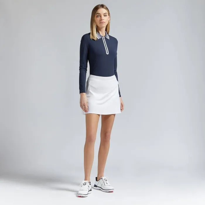 Polos and Shirts Women GFORE SILKY TECH NYLON QUARTER ZIP POLO Twilight Polos and Shirts Women GFORE SILKY TECH NYLON QUARTER ZIP POLO Twilight