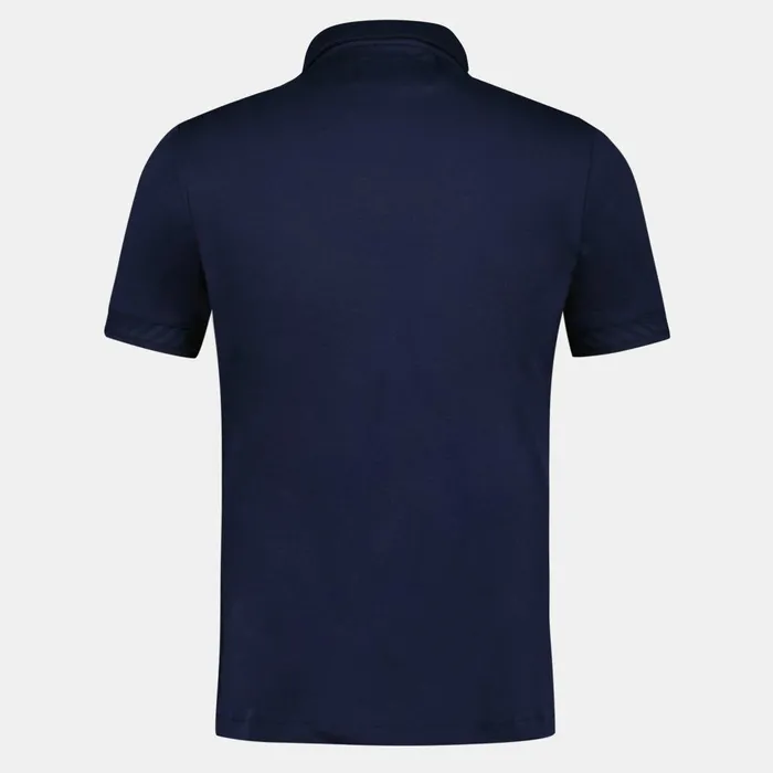 Polos Shirts Men Le Coq Sportif Coq D039or Polo Shirt Col Zipp En Interlock 240g Coton Dark Velvet