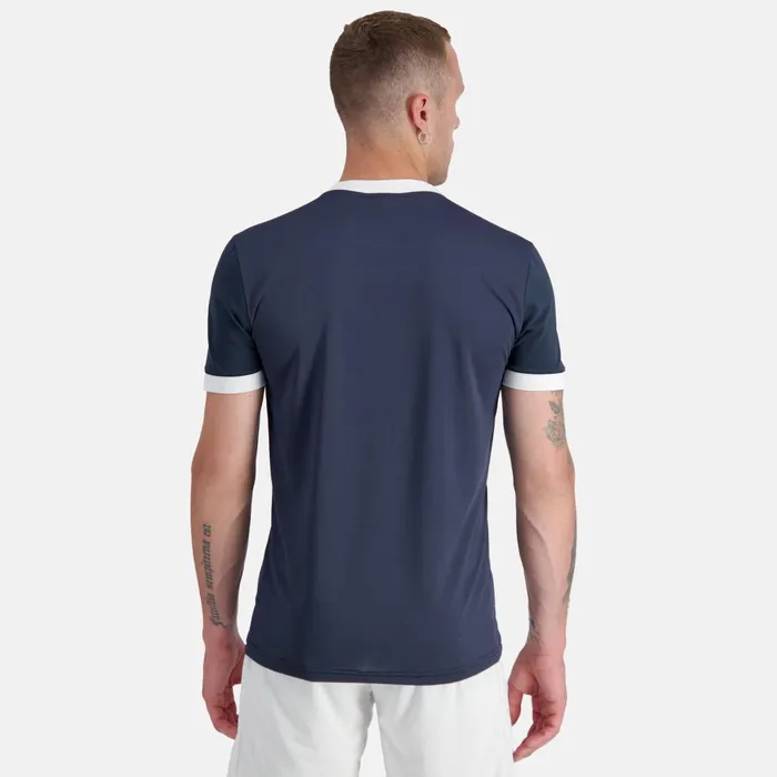 Polos Shirts Men Le Coq Sportif Tennis Polo Shirt Dress Bluesnew Optical White Polos Shirts Men Le Coq Sportif Tennis Polo Shirt Dress Bluesnew Optical White