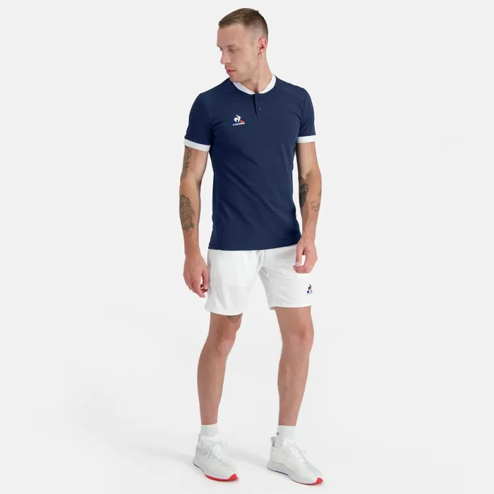 Polos Shirts Men Le Coq Sportif Tennis Polo Shirt Dress Bluesnew Optical White Polos Shirts Men Le Coq Sportif Tennis Polo Shirt Dress Bluesnew Optical White