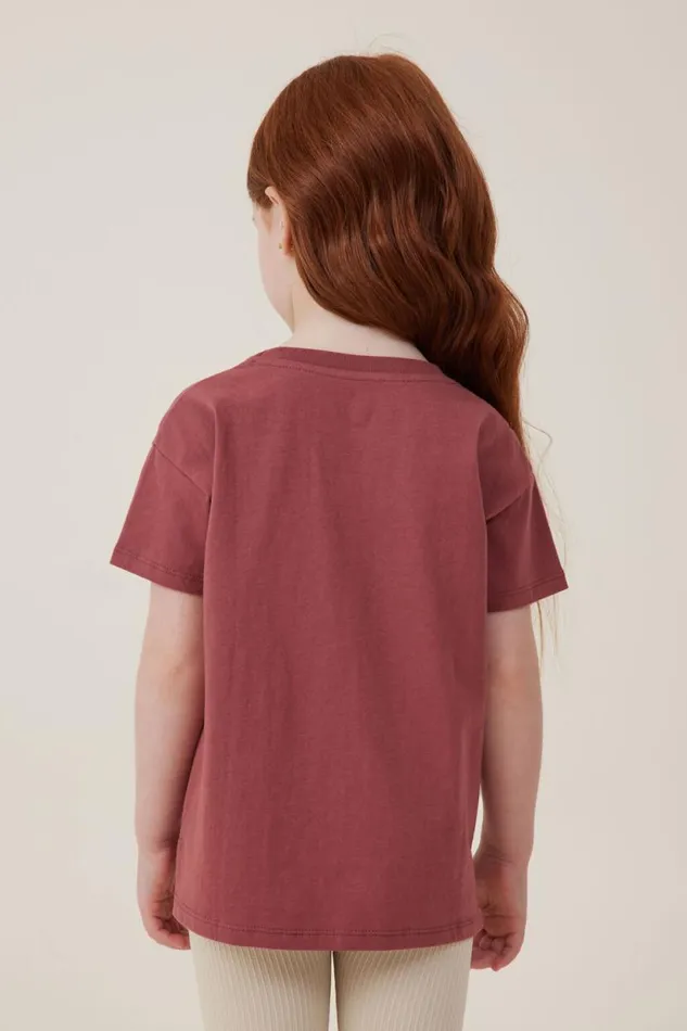Poppy Short Sleeve Print Tee Hennamountain Range Girls Cotton On Tops and TShirts Poppy Short Sleeve Print Tee Hennamountain Range Girls Cotton On Tops and TShirts