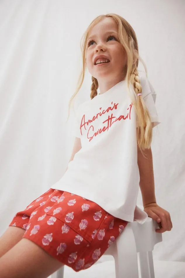 Poppy Short Sleeve Print Tee Vanillaamercia S Sweet Heart Girls Cotton On Tops and TShirts Poppy Short Sleeve Print Tee Vanillaamercia S Sweet Heart Girls Cotton On Tops and TShirts