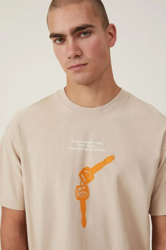 Premium Loose Fit Music TShirt Lcn Bra Cashew Post Malone 8211 Keys Men Cotton On Tees and Tanks Premium Loose Fit Music TShirt Lcn Bra Cashew Post Malone 8211 Keys Men Cotton On Tees and Tanks