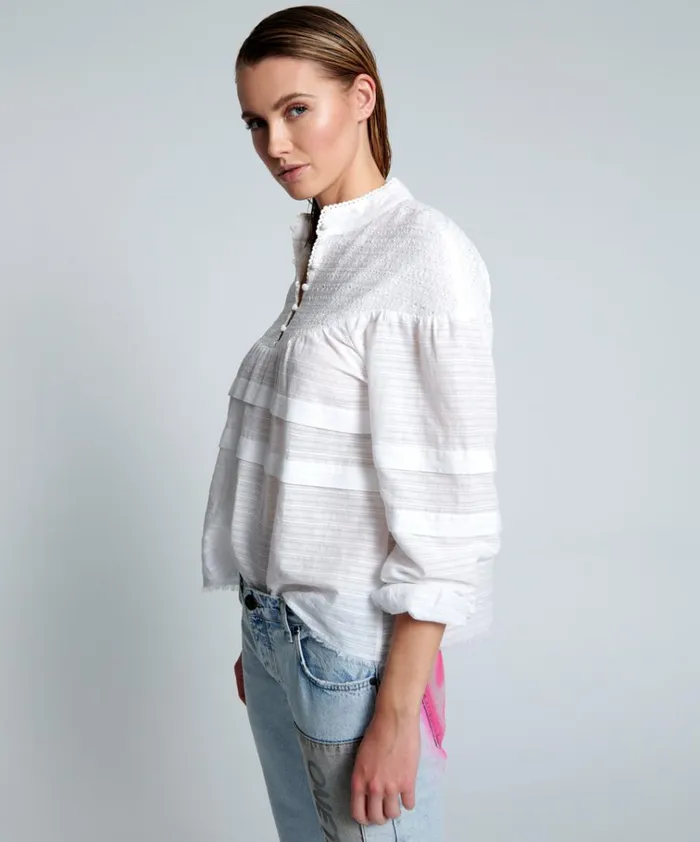 PURE DESERT ANGEL LONGSLEEVE TOP Women One Teaspoon Tops PURE DESERT ANGEL LONGSLEEVE TOP Women One Teaspoon Tops