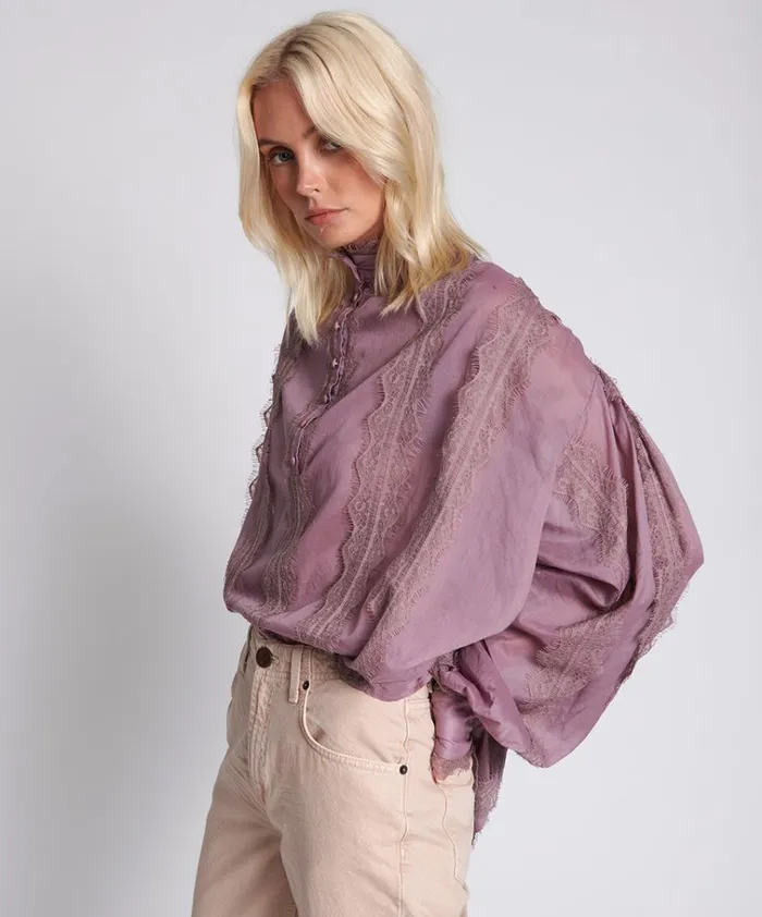PURPLE SMOKE ETERNAL SPIRIT TOP Women One Teaspoon Tops PURPLE SMOKE ETERNAL SPIRIT TOP Women One Teaspoon Tops