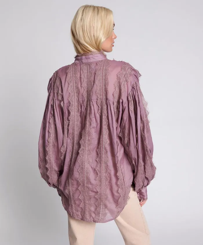 PURPLE SMOKE ETERNAL SPIRIT TOP Women One Teaspoon Tops PURPLE SMOKE ETERNAL SPIRIT TOP Women One Teaspoon Tops