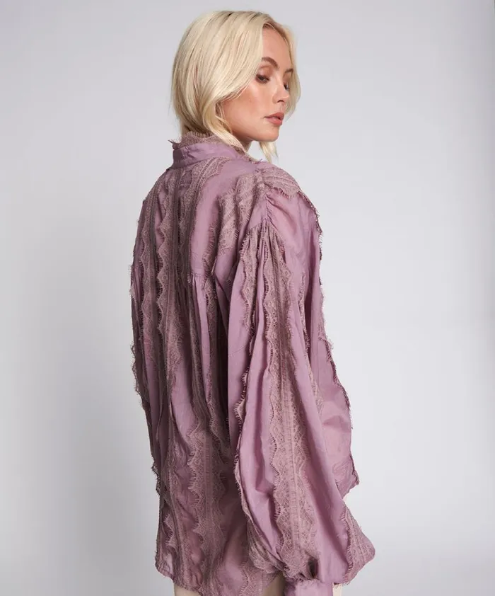 PURPLE SMOKE ETERNAL SPIRIT TOP Women One Teaspoon Tops PURPLE SMOKE ETERNAL SPIRIT TOP Women One Teaspoon Tops