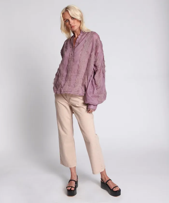 PURPLE SMOKE ETERNAL SPIRIT TOP Women One Teaspoon Tops PURPLE SMOKE ETERNAL SPIRIT TOP Women One Teaspoon Tops