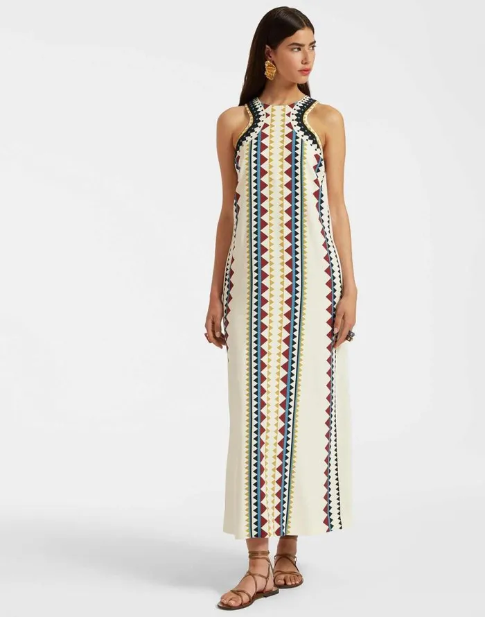 Racer Dress Doric Place Cream Women La Double J Dresses