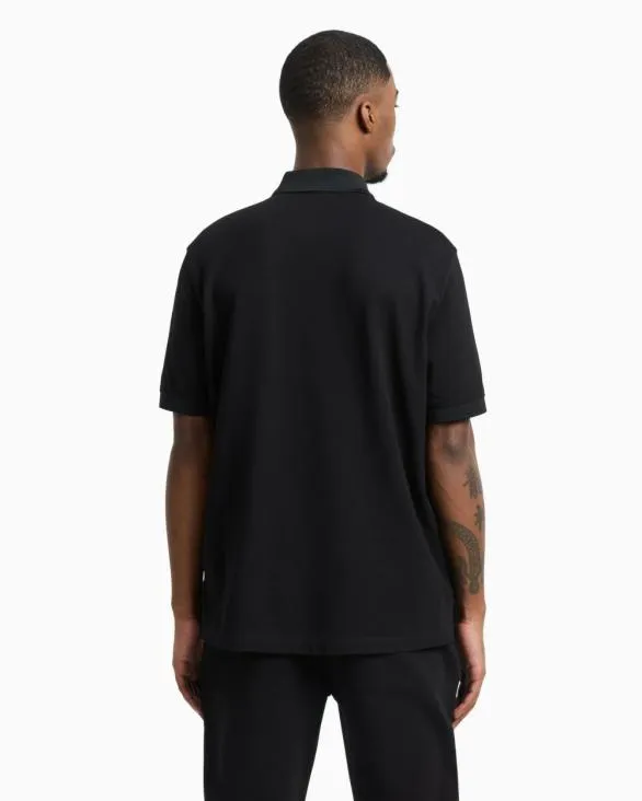 Regular Fit Polo Shirt In Cotton Black Men Armani Polo Shirts Regular Fit Polo Shirt In Cotton Black Men Armani Polo Shirts