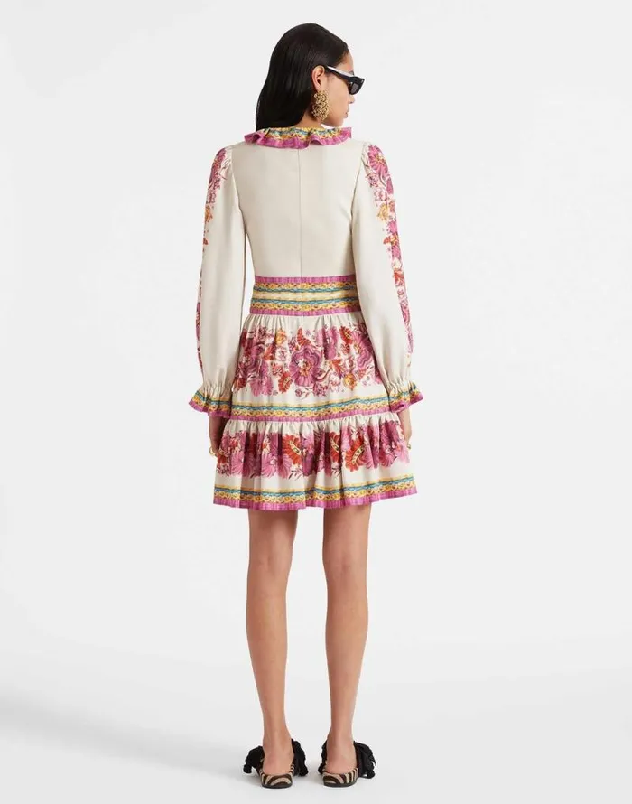 Reina Mini Dress Zodiac Place Multicolor Women La Double J Dresses Reina Mini Dress Zodiac Place Multicolor Women La Double J Dresses