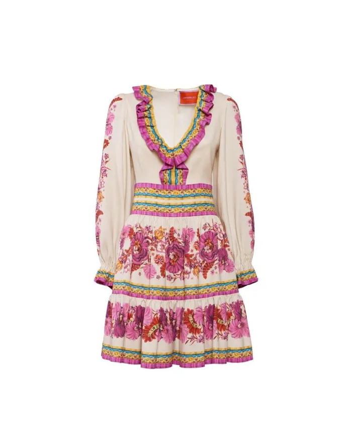 Reina Mini Dress Zodiac Place Multicolor Women La Double J Dresses Reina Mini Dress Zodiac Place Multicolor Women La Double J Dresses