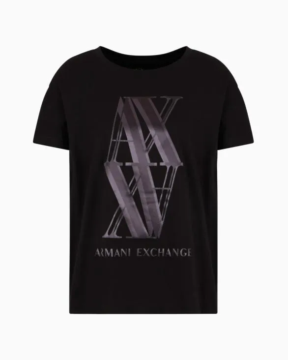 Relaxed Fit TShirts Black Women Armani TShirts