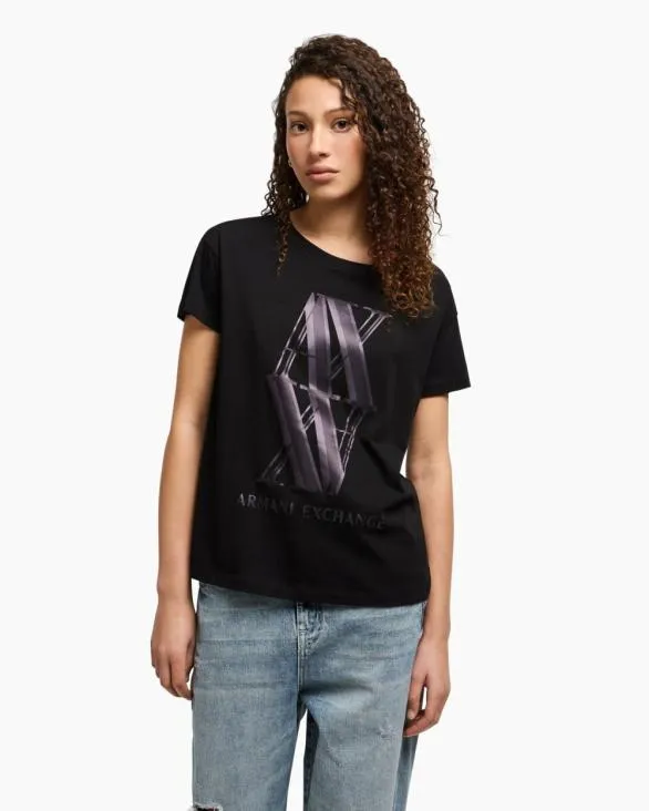 Relaxed Fit TShirts Black Women Armani TShirts Relaxed Fit TShirts Black Women Armani TShirts