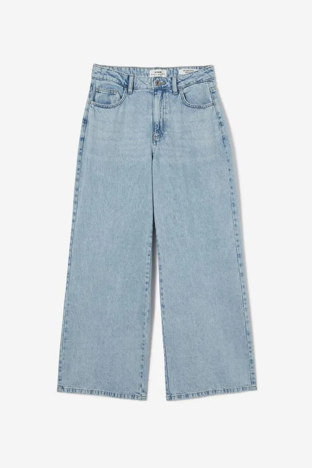 Relaxed Wide Jean Palm Blue Women Cotton On Pants Relaxed Wide Jean Palm Blue Women Cotton On Pants