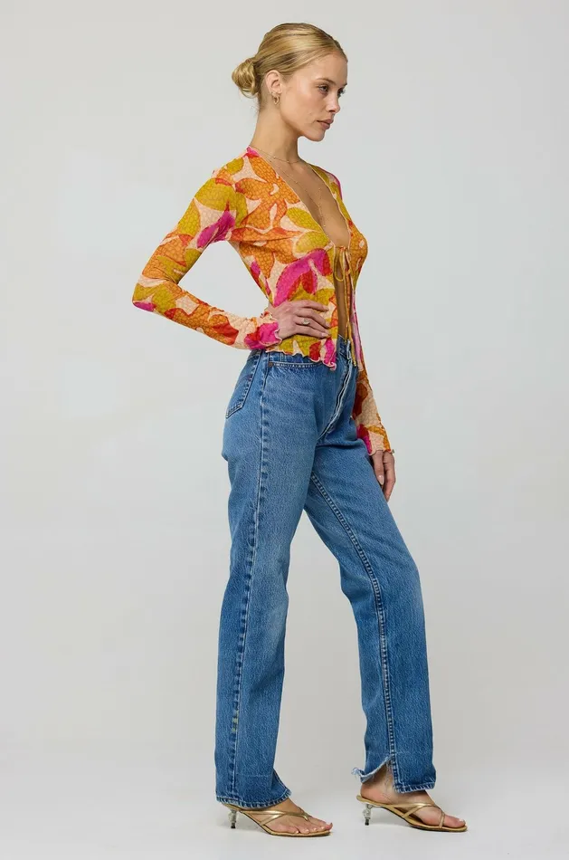 RESA Aliyah Mesh Top In Keiko Women Tops