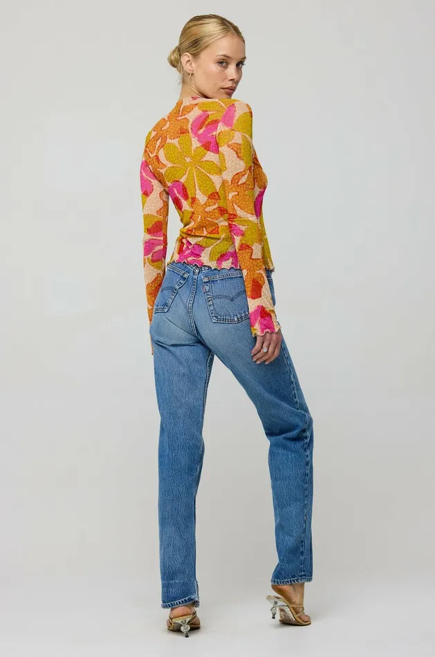 RESA Aliyah Mesh Top In Keiko Women Tops