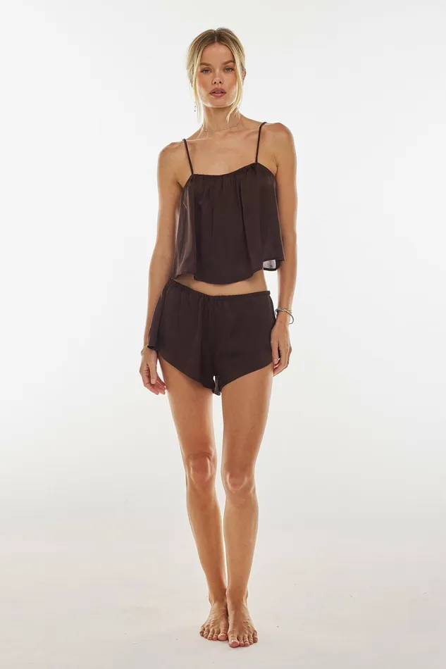 RESA Blair Top In Chocolate Women Lounge