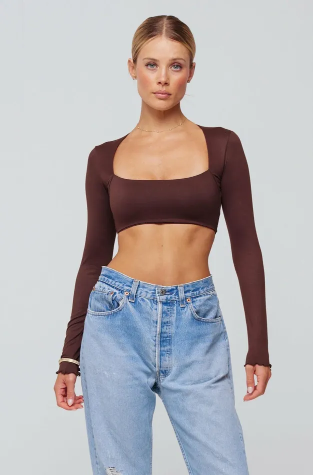 RESA Emily Top In Chocolate Women Tops