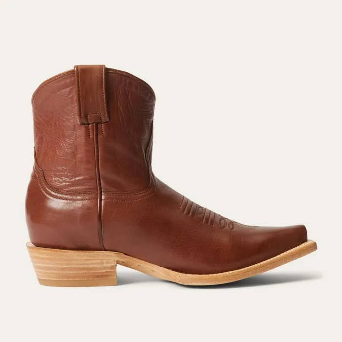Riley Shorty Boots Brown Women Stetson Western