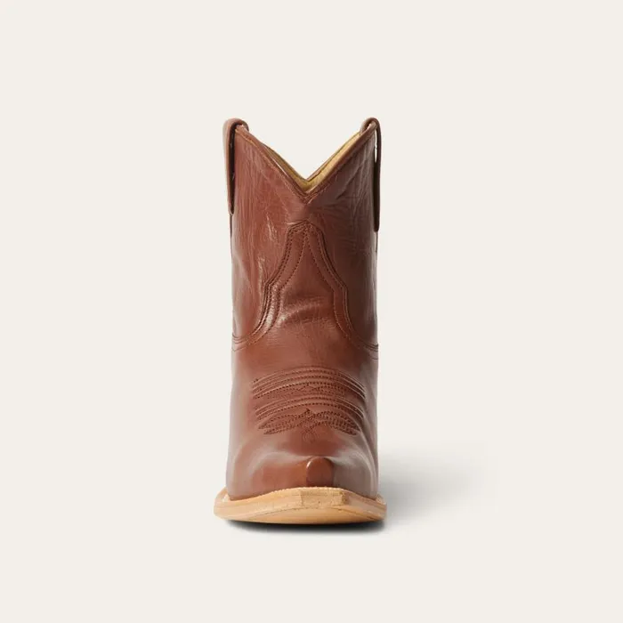 Riley Shorty Boots Brown Women Stetson Western