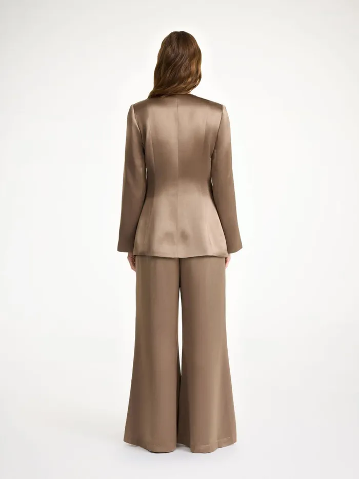 Rinnah SingleBreasted Blazer Shitake Women By Malene Birger Blazers