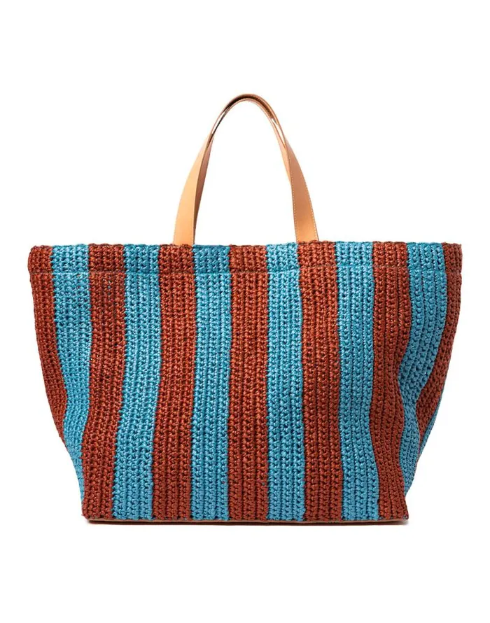 Riviera Tote Bicolore Turchese Women La Double J Bags and Pochettes