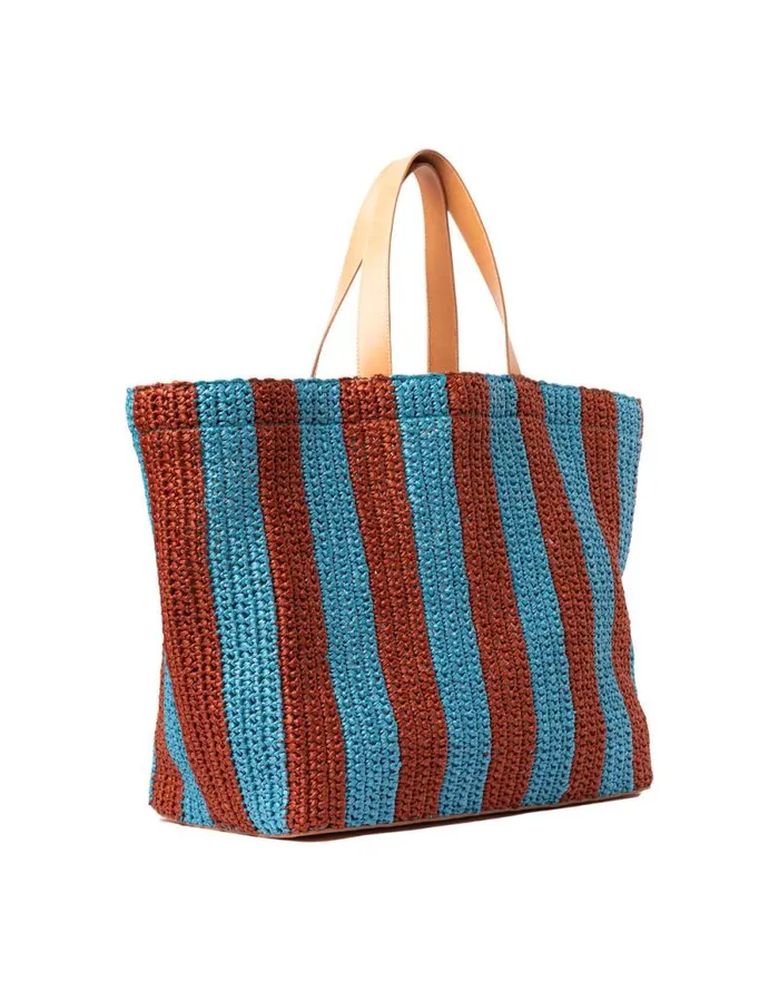 Riviera Tote Bicolore Turchese Women La Double J Bags and Pochettes Riviera Tote Bicolore Turchese Women La Double J Bags and Pochettes