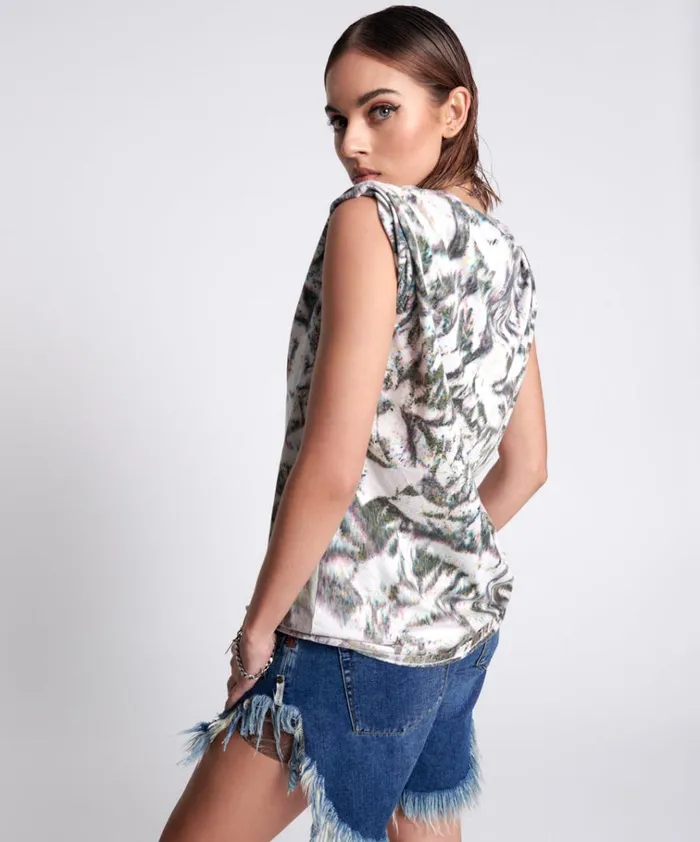 RODEO ORGANIC CHROMATIC UNISEX TEE Women One Teaspoon Basic Tees