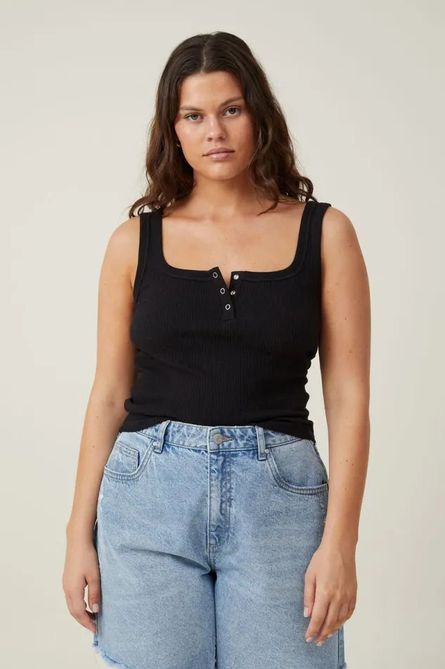 Rory Henley Tank Black Women Cotton On Tops