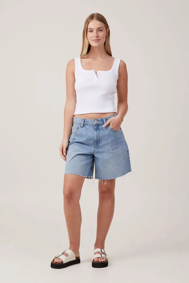 Rory Henley Tank White Women Cotton On Tops