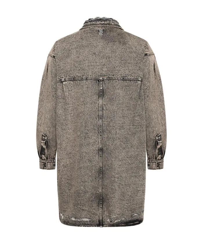 RUST DENIM SHIRT DRESS Women One Teaspoon Denim Dresses RUST DENIM SHIRT DRESS Women One Teaspoon Denim Dresses