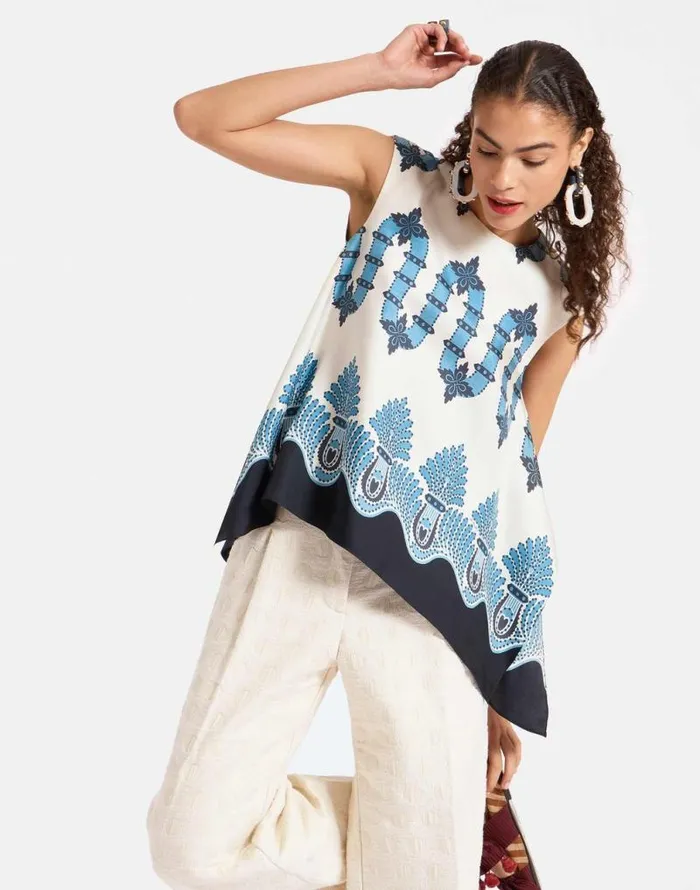 San Carlo Top Scirocco Place Ivory Women La Double J Shirts and Tops