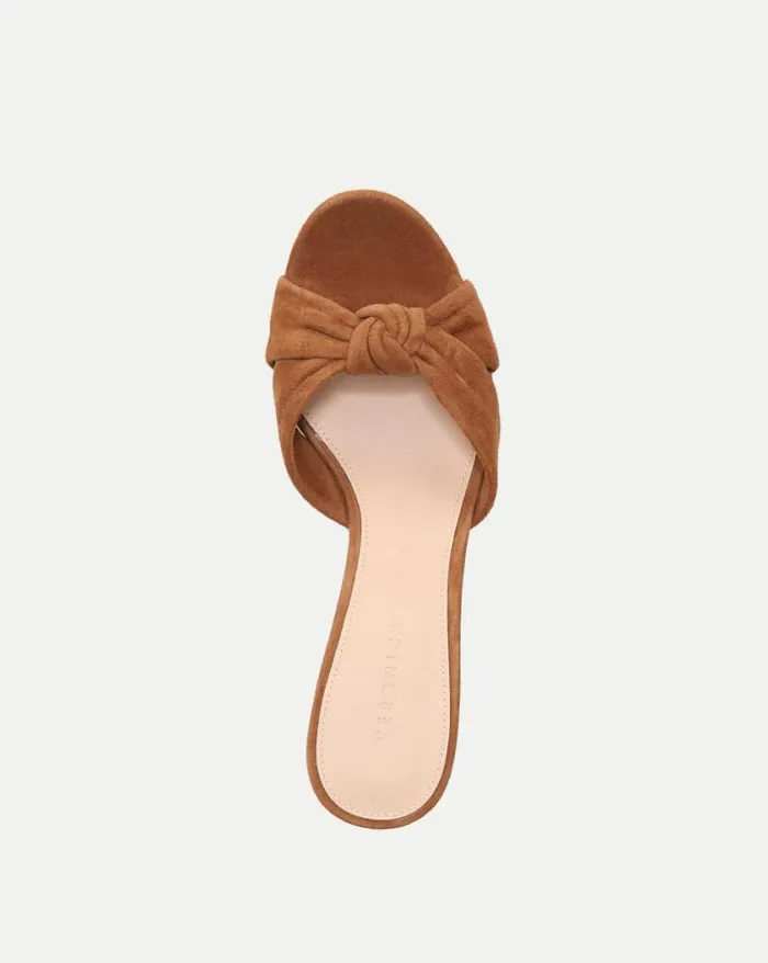 Sandals Shop Veronica Beard Ganita KnotFront Sandal Hazelwood