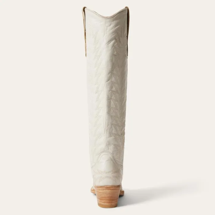 Sarah Boots White Women Stetson Western