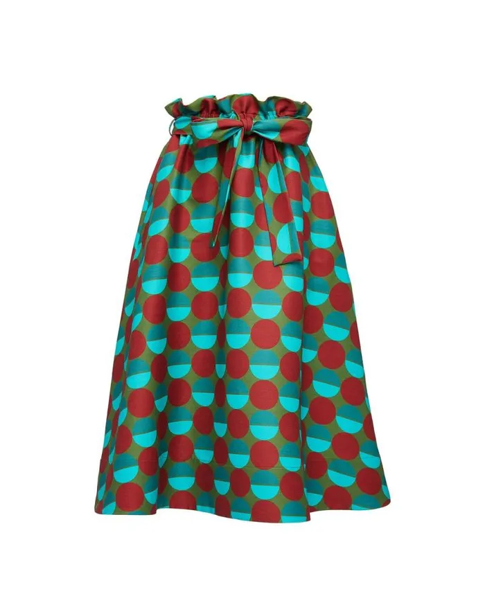 Sardegna Skirt Sfere Grandi Verde Women La Double J Skirts Sardegna Skirt Sfere Grandi Verde Women La Double J Skirts