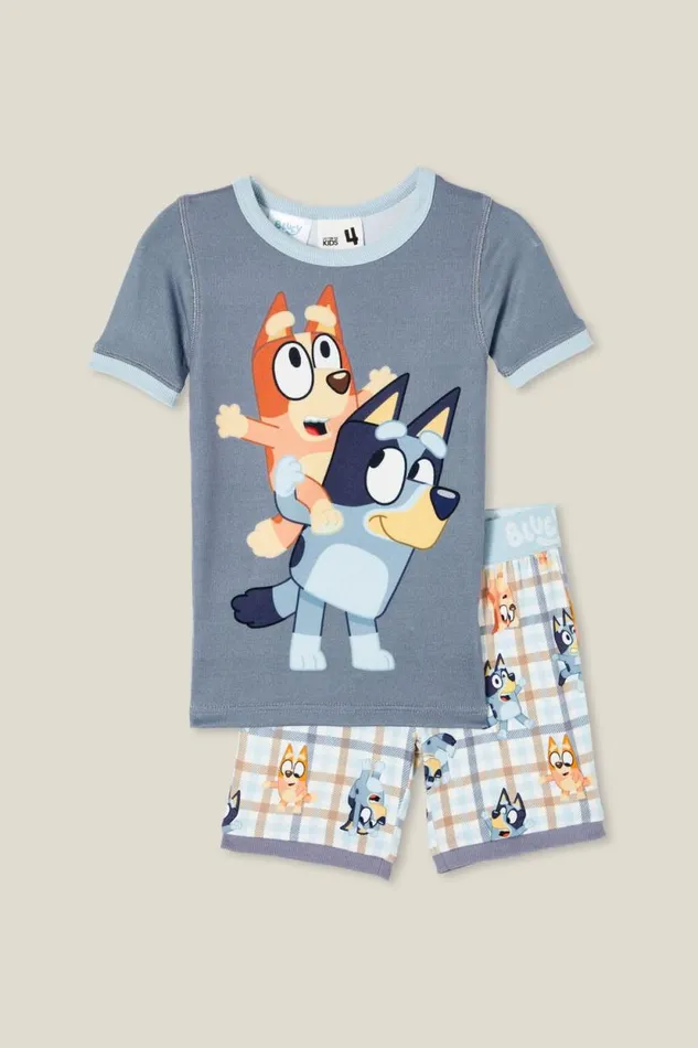 Sawyer Super Soft Short Sleeve Pyjama Set License Lcn Blu Steelbluey Let S Play BoysGirls Cotton On Sleepwear Sawyer Super Soft Short Sleeve Pyjama Set License Lcn Blu Steelbluey Let S Play BoysGirls Cotton On Sleepwear