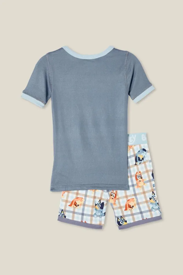 Sawyer Super Soft Short Sleeve Pyjama Set License Lcn Blu Steelbluey Let S Play BoysGirls Cotton On Sleepwear Sawyer Super Soft Short Sleeve Pyjama Set License Lcn Blu Steelbluey Let S Play BoysGirls Cotton On Sleepwear