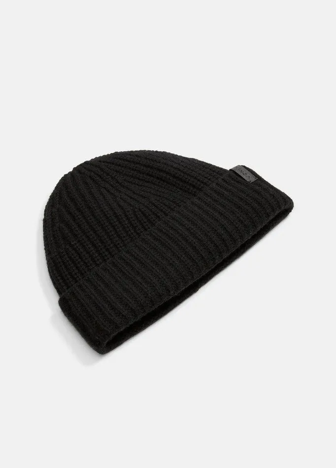 Scarves and Hats Men Vince Cashmere ShakerStitch Beanie Black Scarves and Hats Men Vince Cashmere ShakerStitch Beanie Black