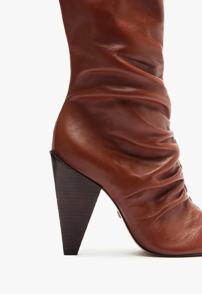Schutz Shoes Booties Lynn Bootie Brown 8211 Women