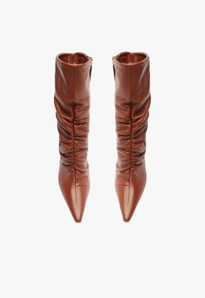 Schutz Shoes Booties Lynn Bootie Brown 8211 Women