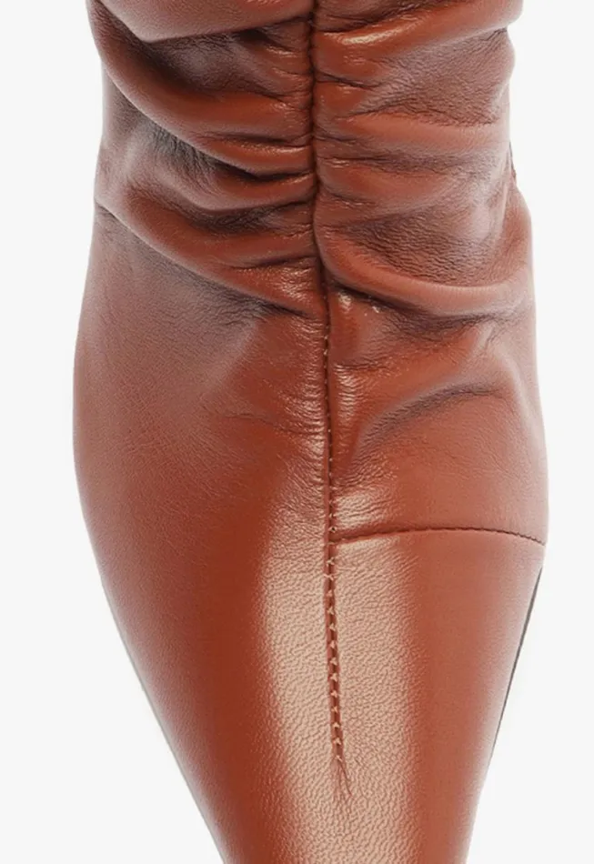 Schutz Shoes Booties Lynn Bootie Brown 8211 Women