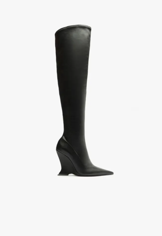 Schutz Shoes Boots Siena Over The Knee Boot Black 8211 Women
