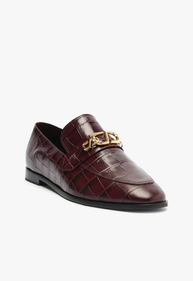 Schutz Shoes Loafers Morgan Flat Cherry Wine 8211 Women
